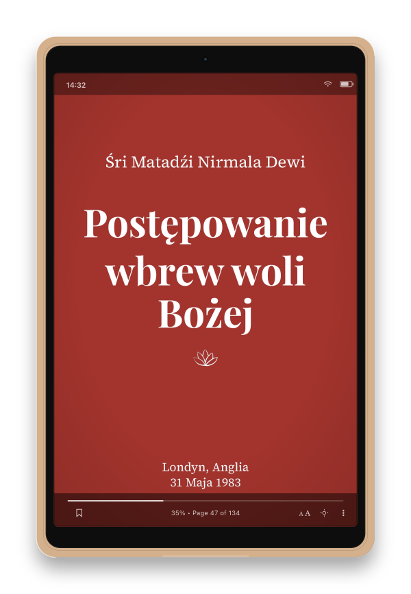 Postępowanie wbrew woli Bożej